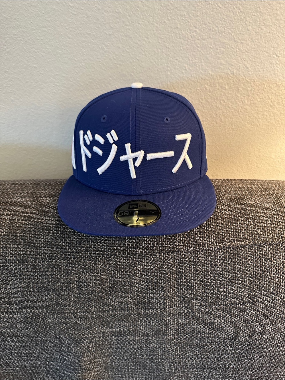 New Era Royal Blue Dodgers Snapback Hat with White Embroidery